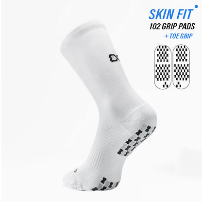 WEFOOT® IN&OUT Dual-Grip PLUS Lite Crew Socks (Thin)